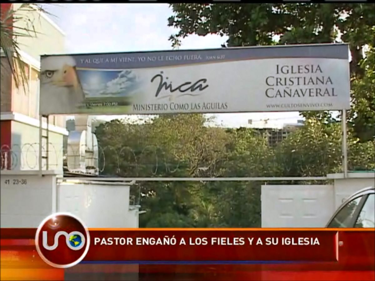 Pastor engañó a los fieles y a su iglesia