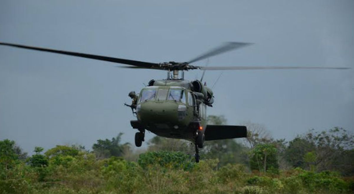 Accidente de helicóptero en Meta deja cuatro militares muertos
