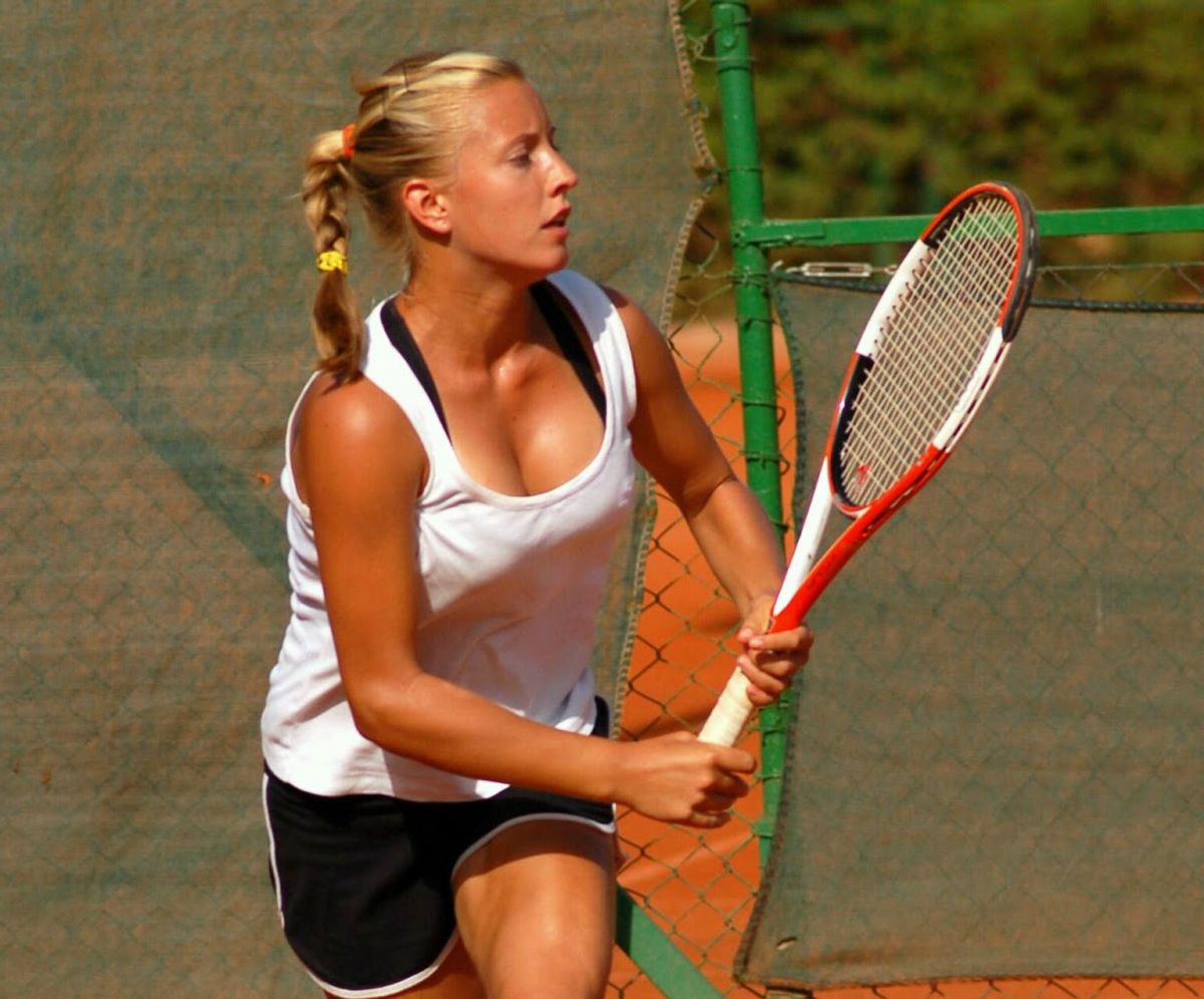 La bella tenista rusa Marina Shamayko