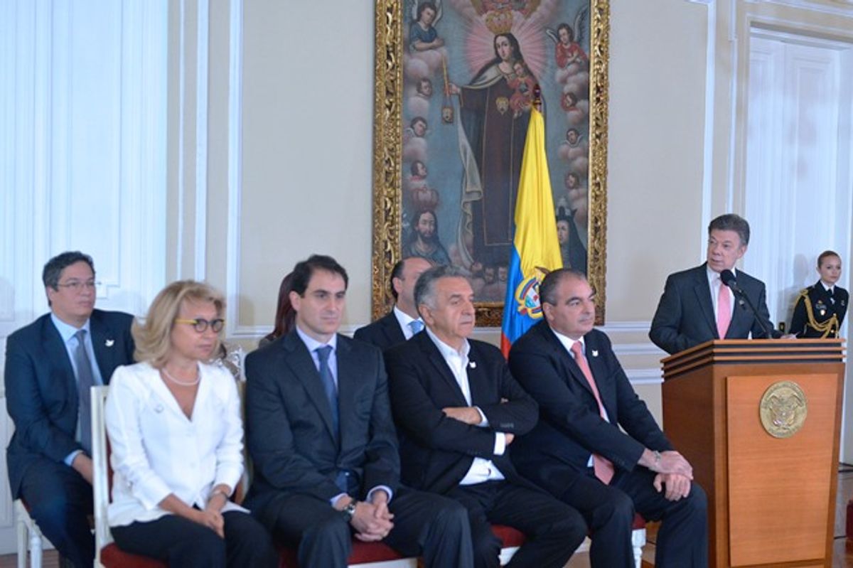 Santos posesionó a los Ministros de la equidad