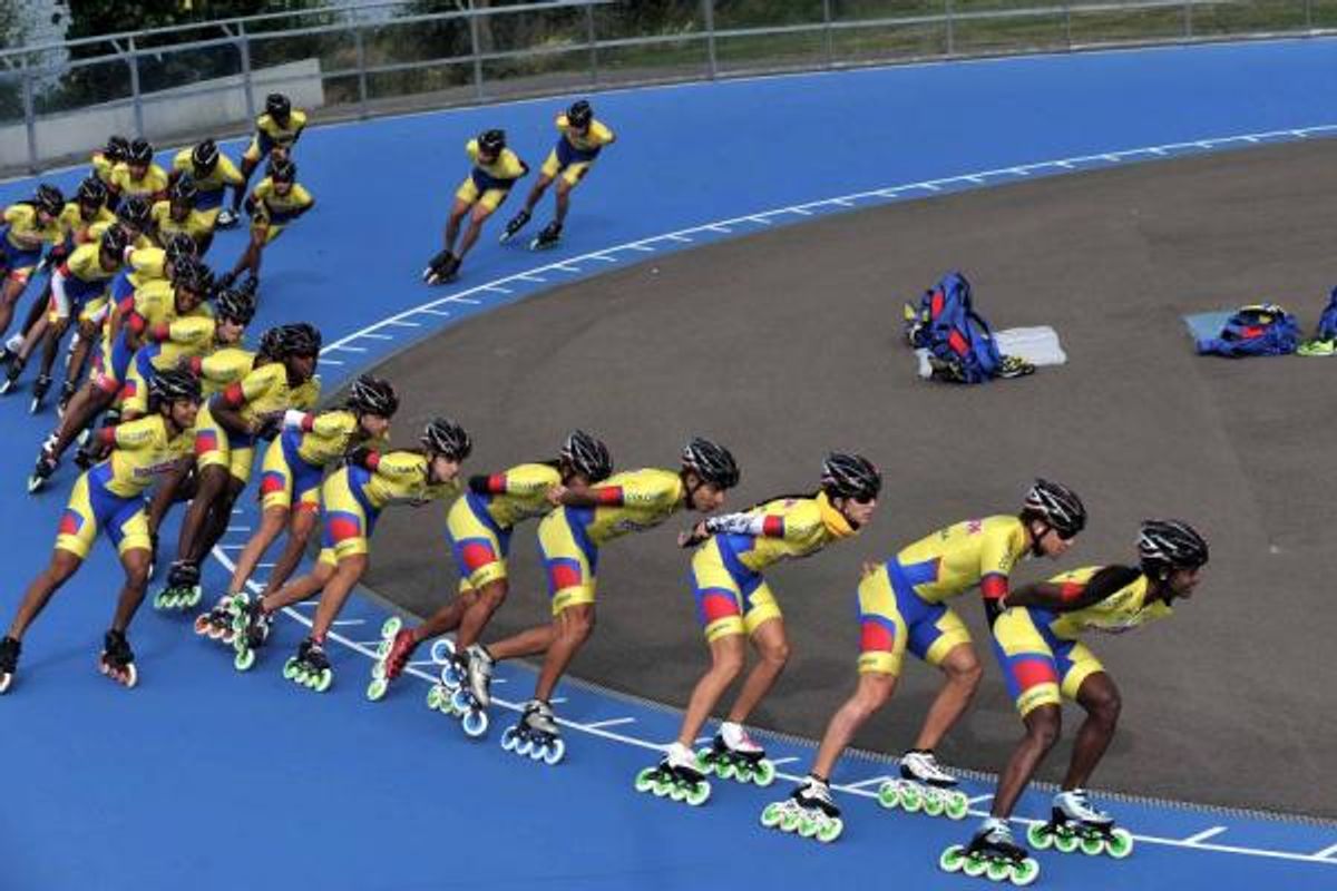 Colombia confirma su poderío en el patinaje de velocidad
