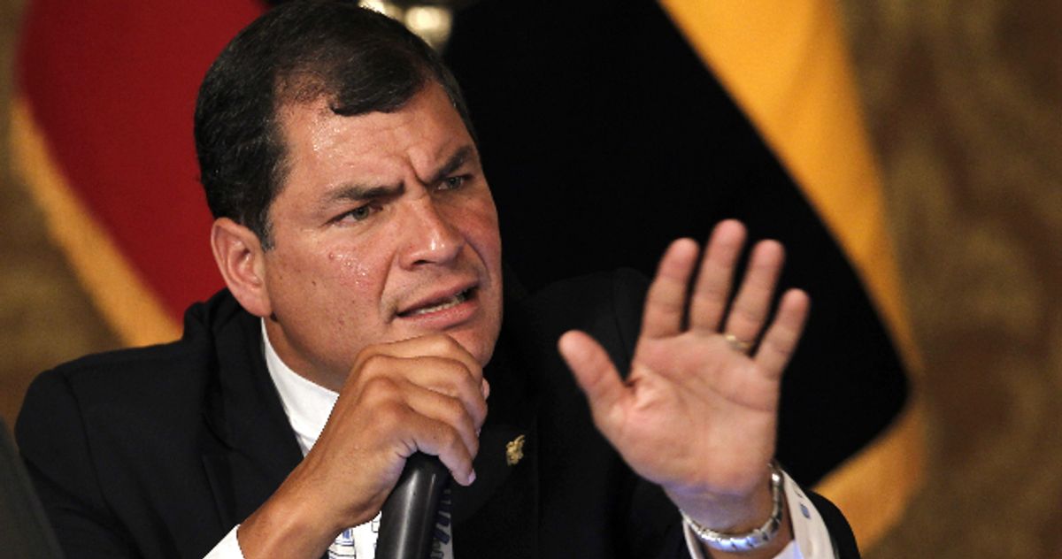 15 días de prisión para opositor del presidente de Ecuador, Rafael Correa