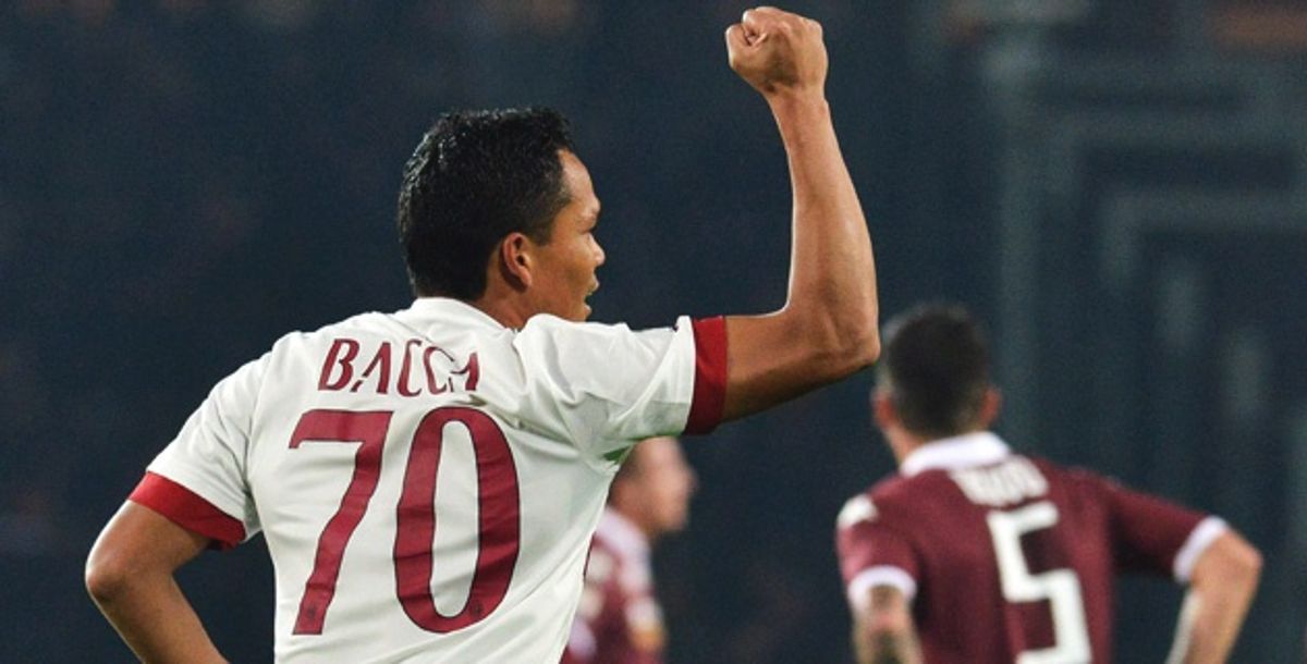 Carlos Bacca marcó para el Milán en el empate ante el Torino