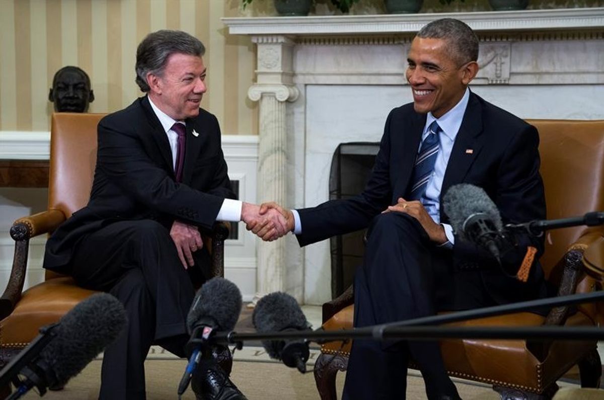 Presidentes Santos y Obama se reúnen en el marco de los 15 años de Plan Colombia