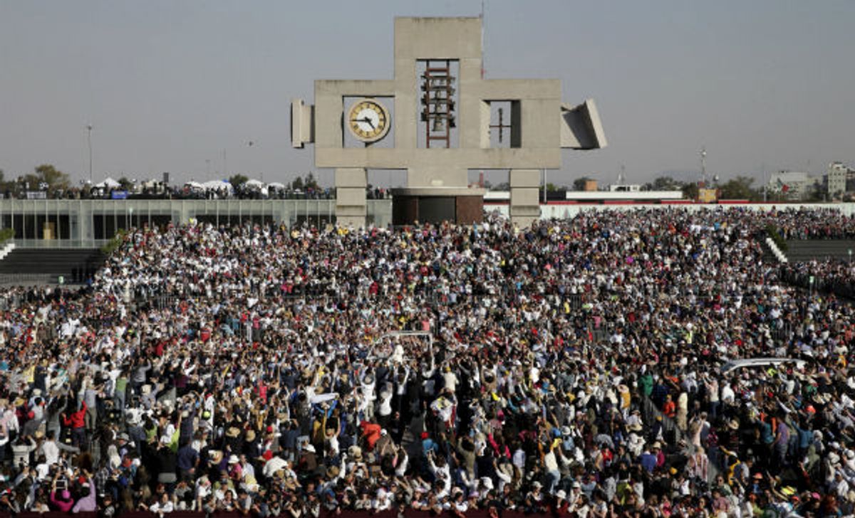 Papa Francisco estuvo en Ecatepec, el municipio que aporta las mayores cifras de violencia y pobreza
