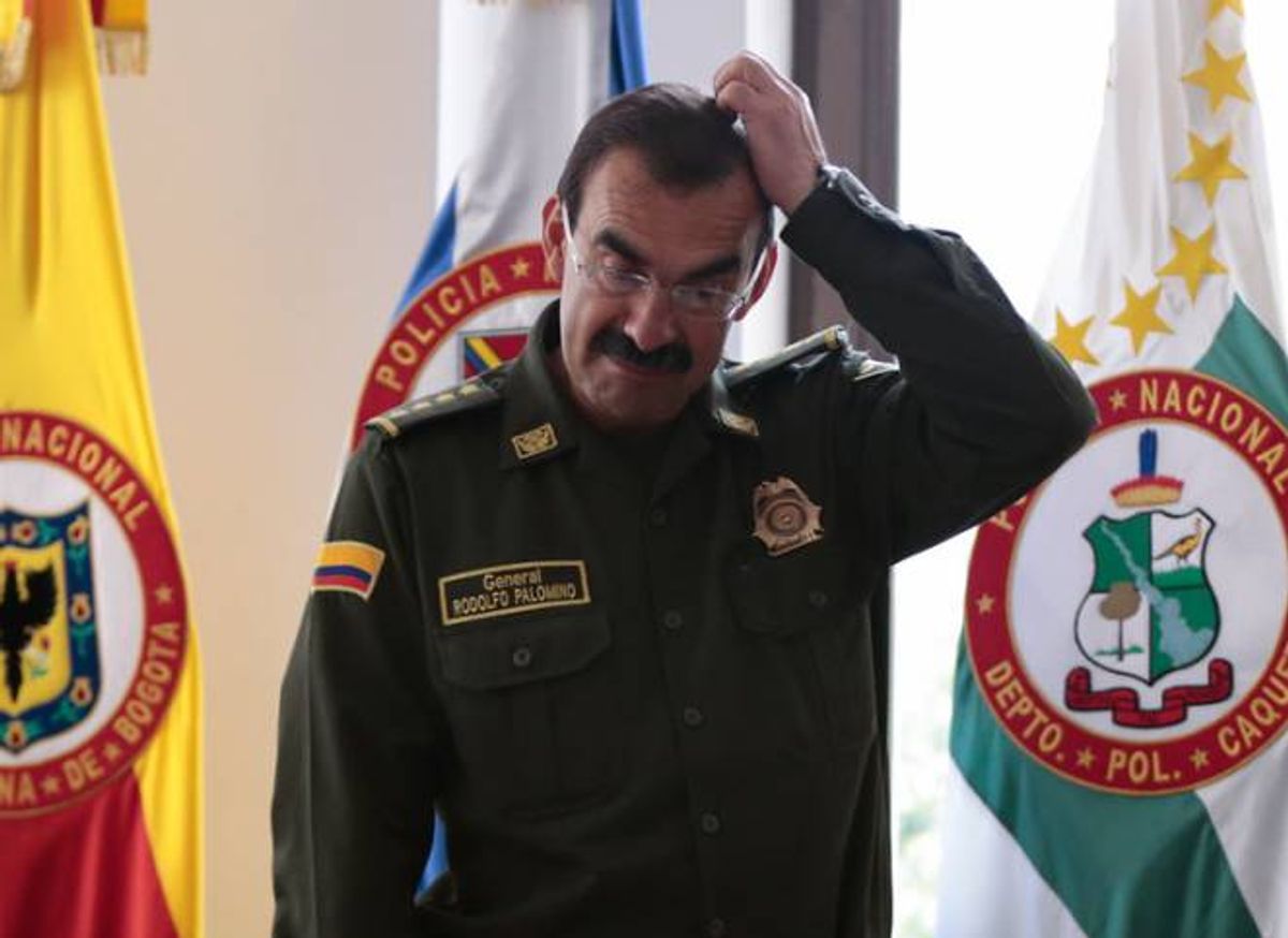 General Palomino no aceptó cargos por tráfico de influencias