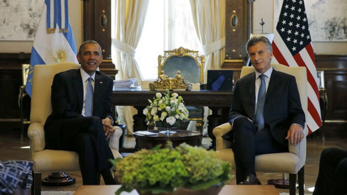 Mauricio Macri y Barack Obama se reunieron en La Casa Rosada