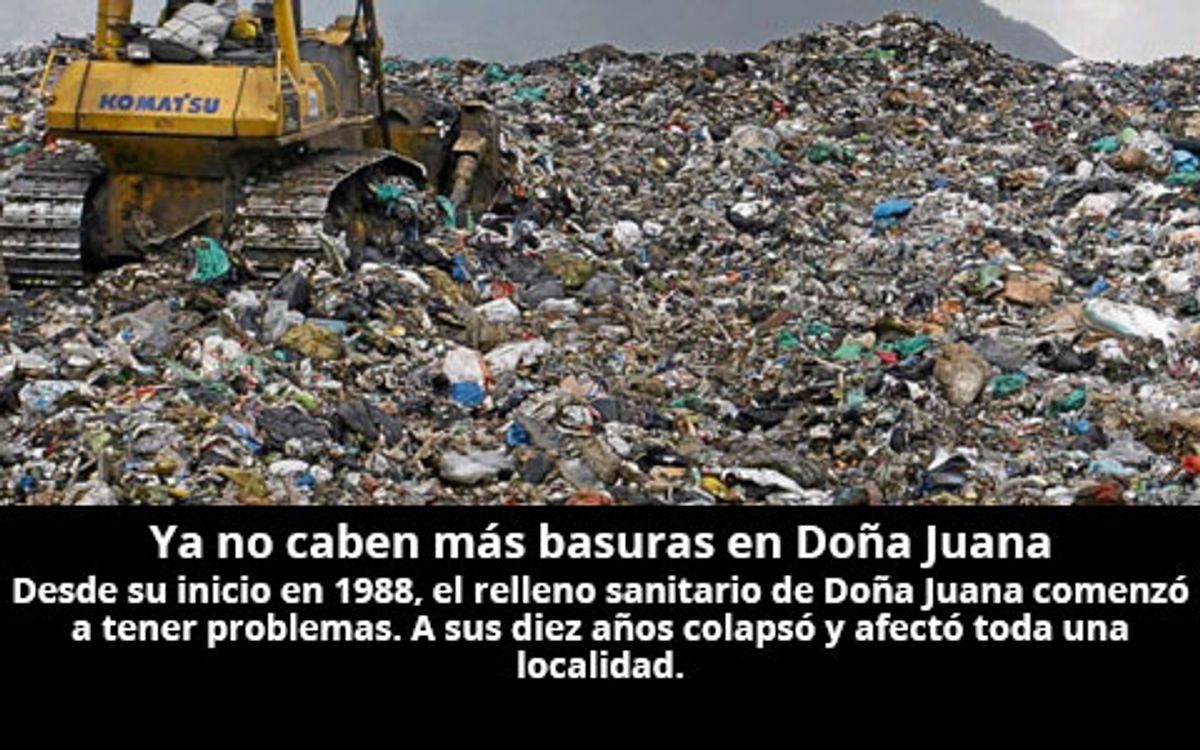 Ya no caben más basuras en Doña Juana