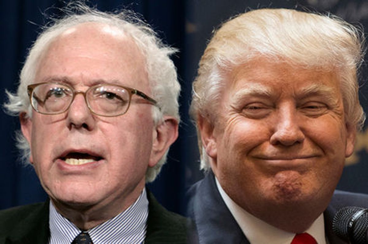 Trump acepta debate con Sanders por 10 millones de dólares
