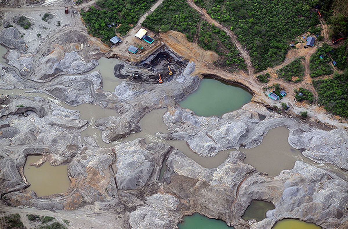 Minería amparada por el ELN provocó riesgo ambiental en el Cauca