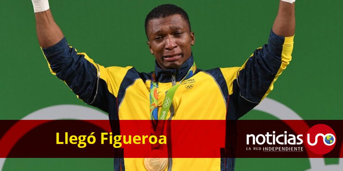 Volvió al país el medallista dorado, Óscar Figueroa