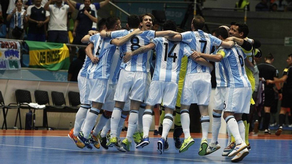 Argentina clasificó a la semifinal de fútbol sala