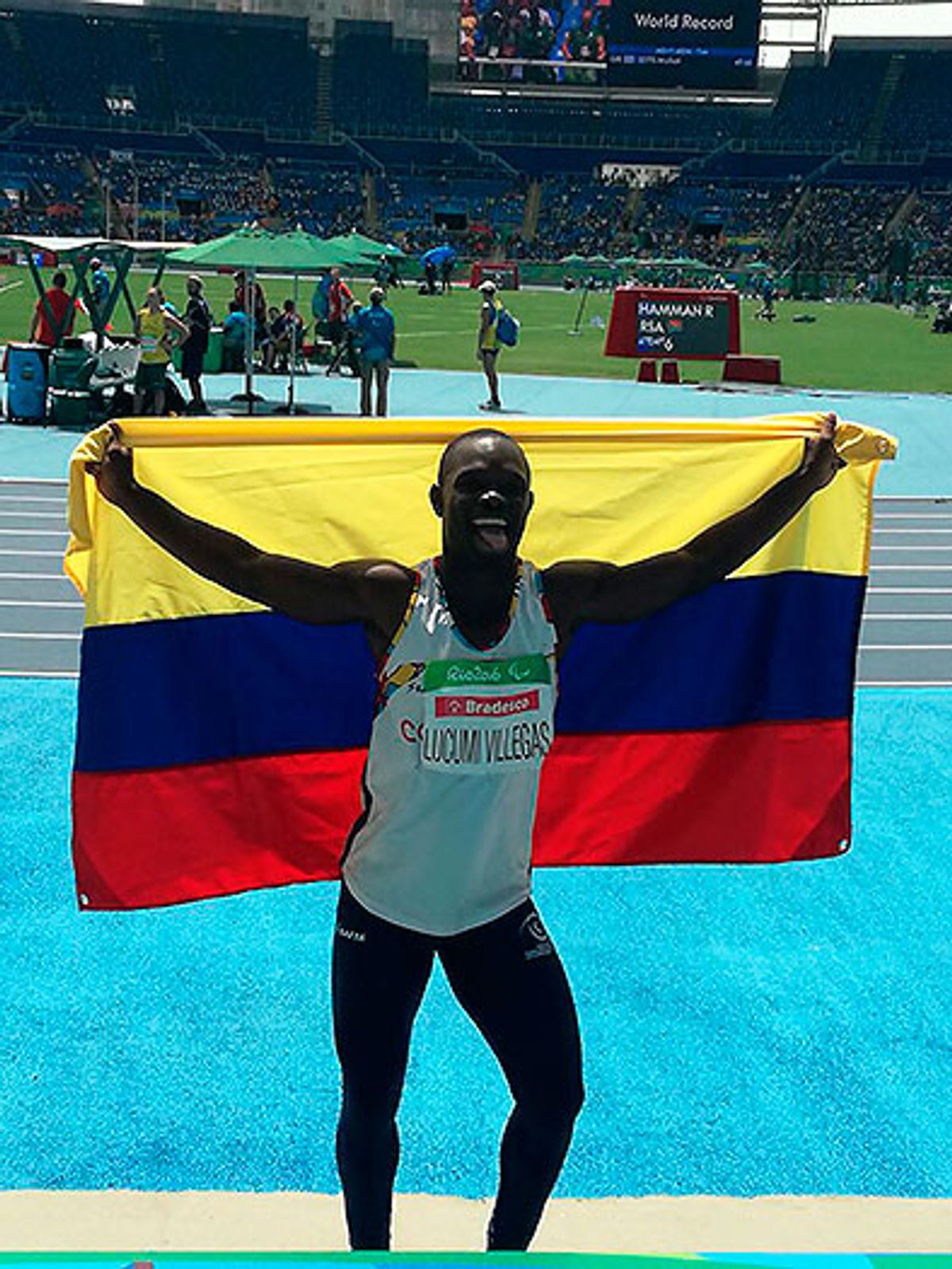 Luis Fernando Lucumí ganó plata en lanzamiento de jabalina en los Paralímpicos