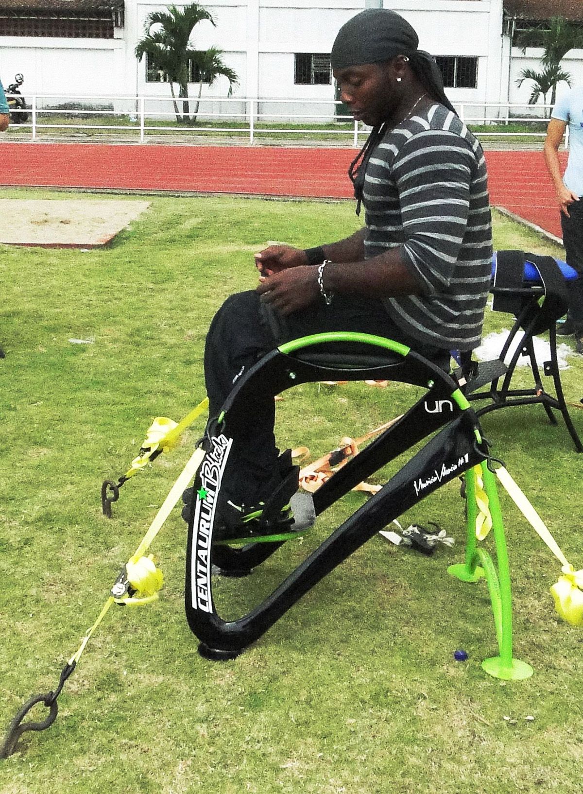 La tecnología de la silla del campeón paralímpico Mauricio Valencia