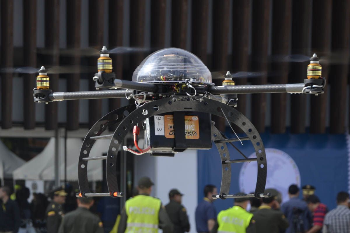 En Bogotá usarán drones para vigilar a la ciudad