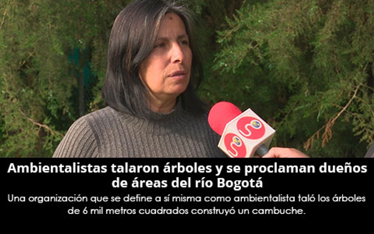 Ambientalistas talaron una reserva y se proclaman dueños de áreas del río Bogotá en La Conejera