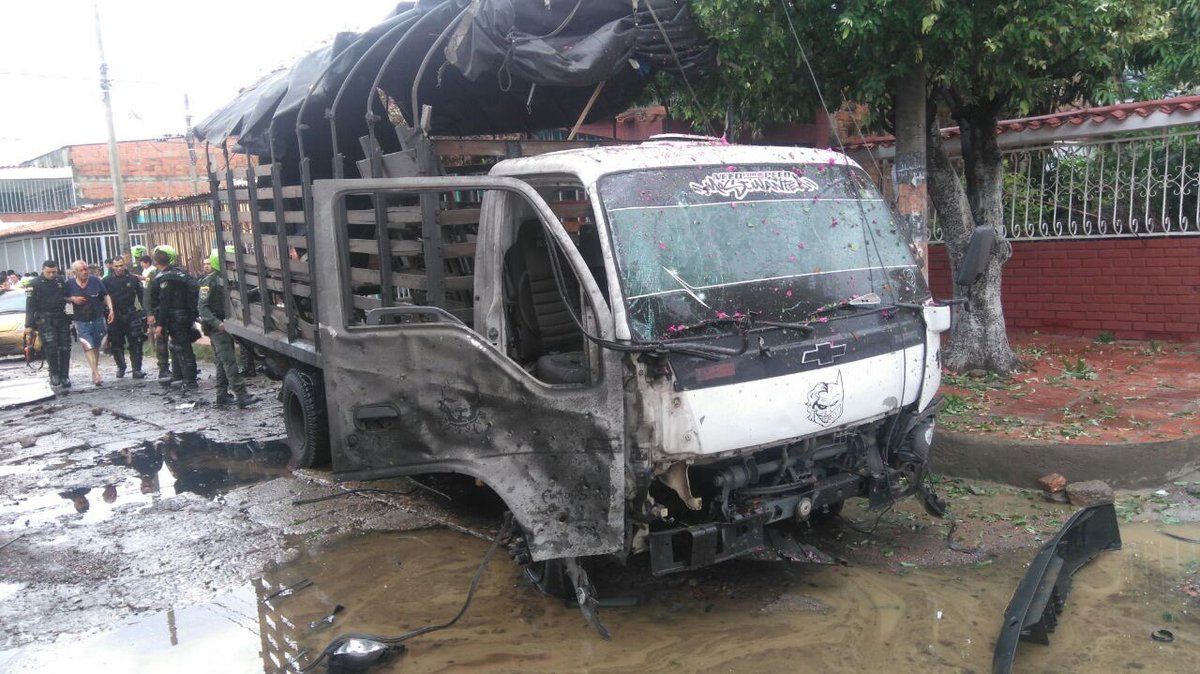 Atentado contra camión de la Policía en Cúcuta deja 19 heridos