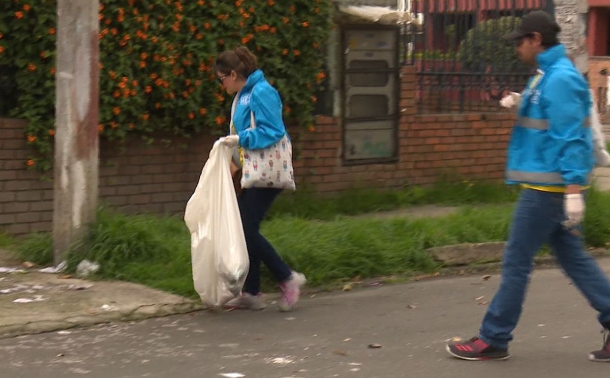 Así se vivió en Bogotá la jornada nacional de limpieza