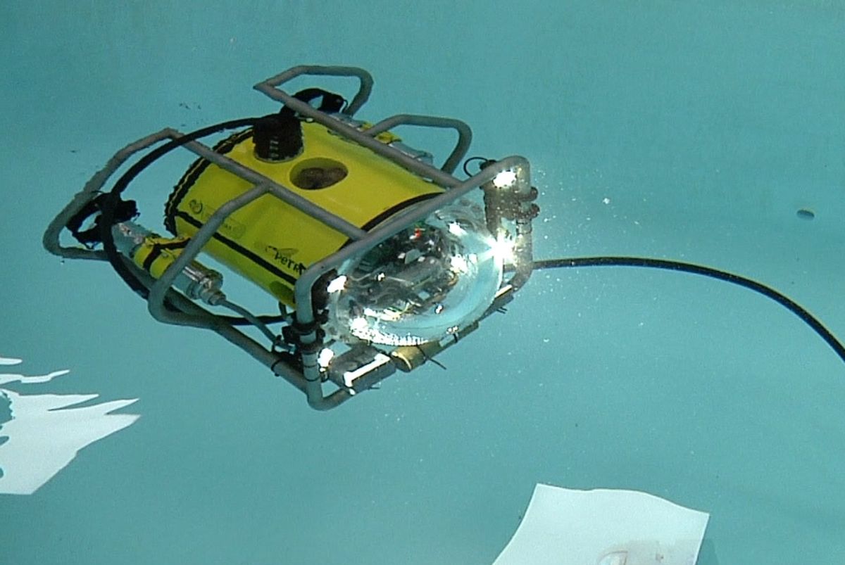 Robot subacuático para la investigación marítima