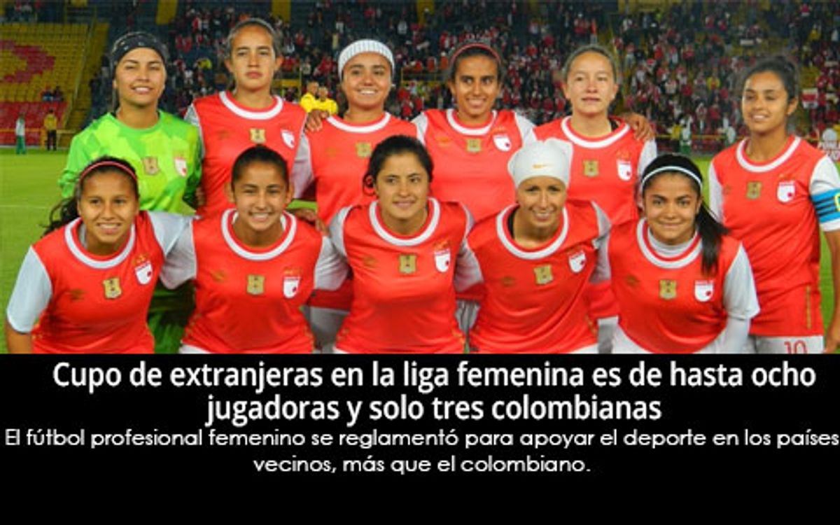 Cupo de extranjeras en la liga femenina es de hasta ocho jugadoras y solo tres colombianas