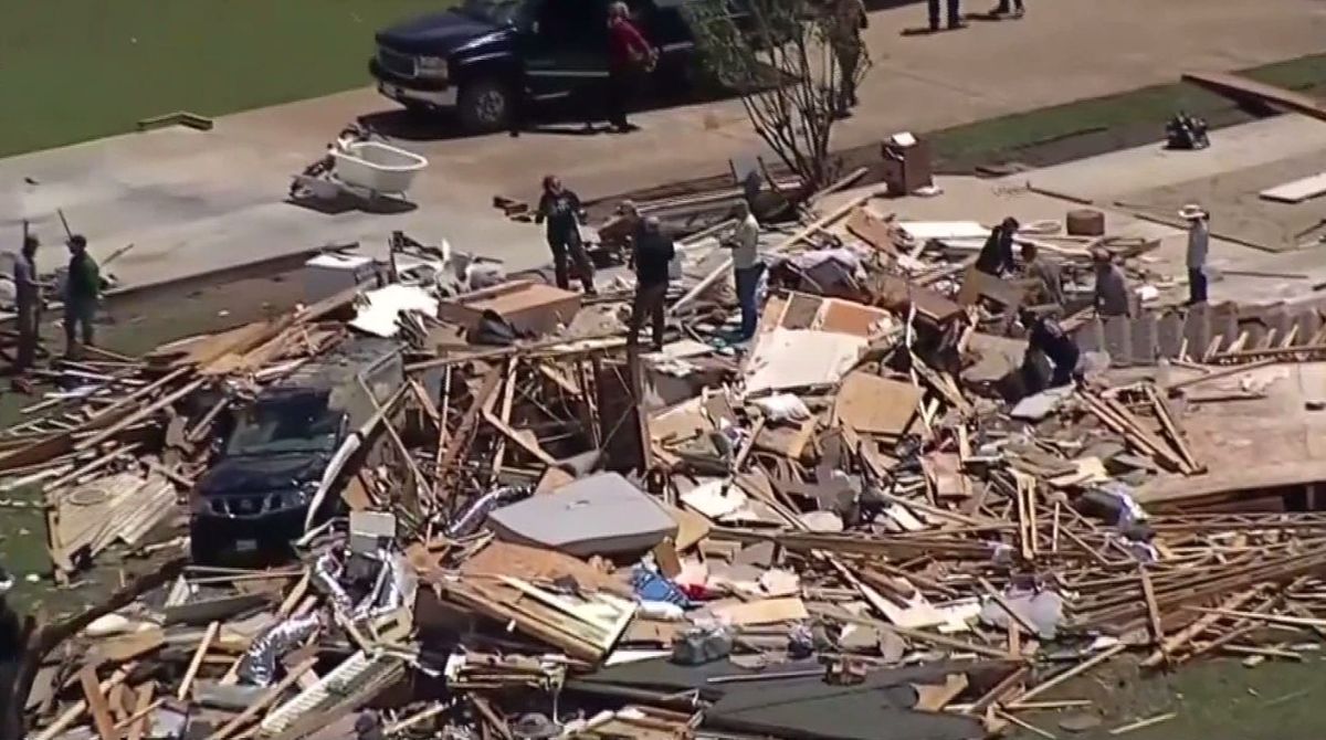 Tragedia en Texas, Estados Unidos, por tornados