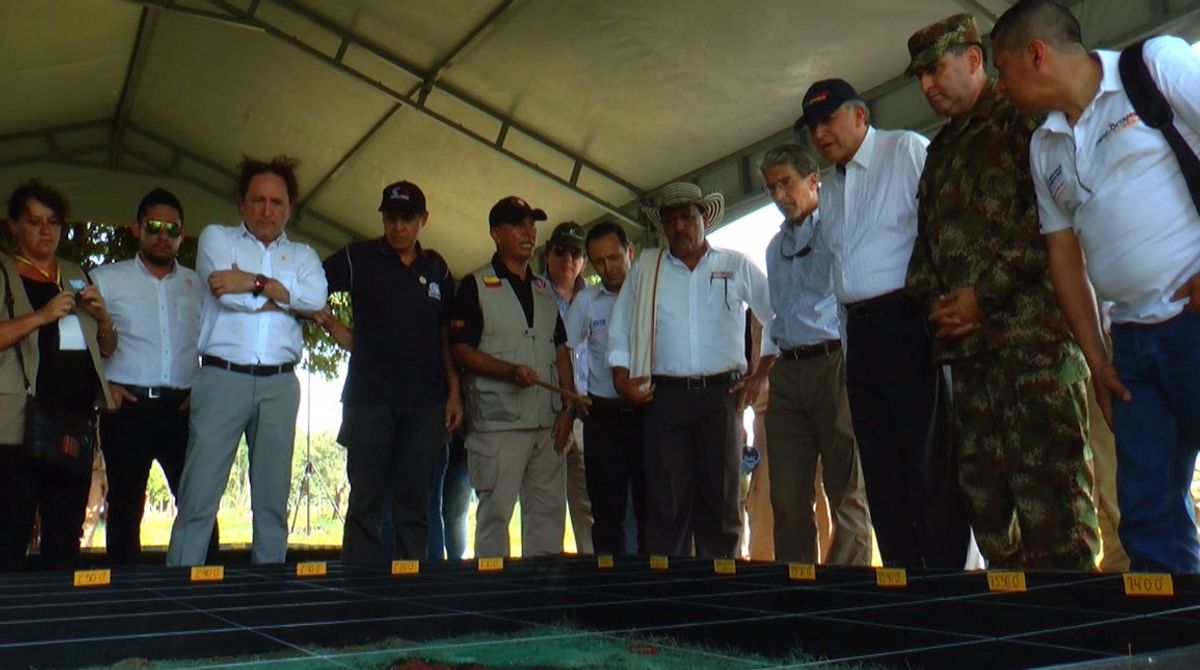 La vereda El Orejón es la primera de Colombia en ser declarada libre de minas