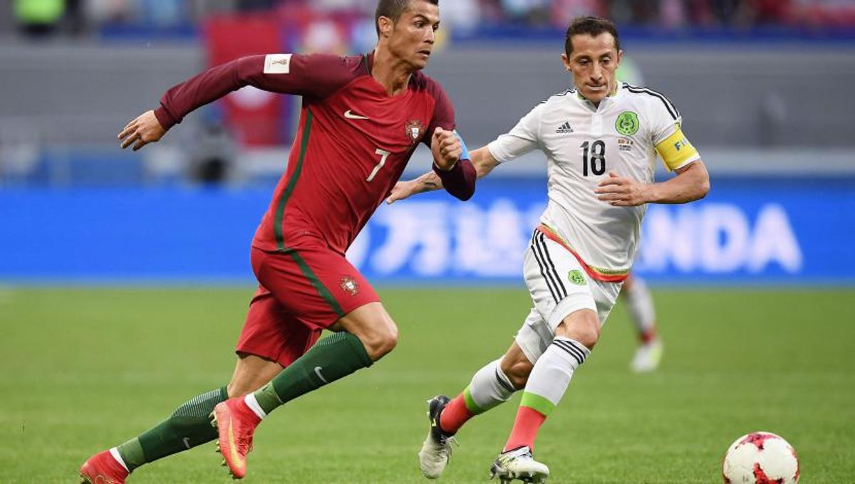 Portugal y México empataron en la Copa Confederaciones