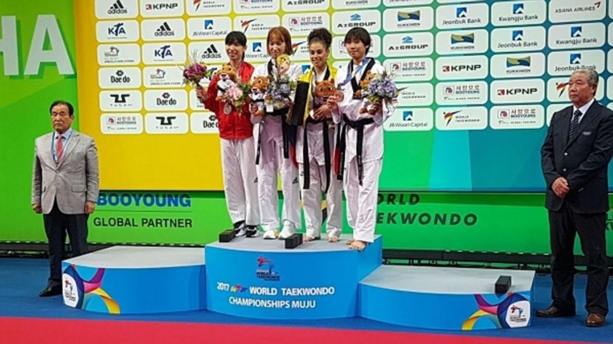 Andrea Ramírez, medalla de bronce en el campeonato mundial de Taekwondo 2017