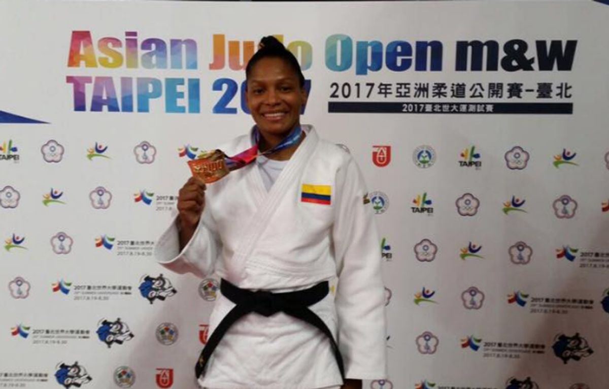 Yuri Alvear se corona como campeona del Abierto Asiático de Judo