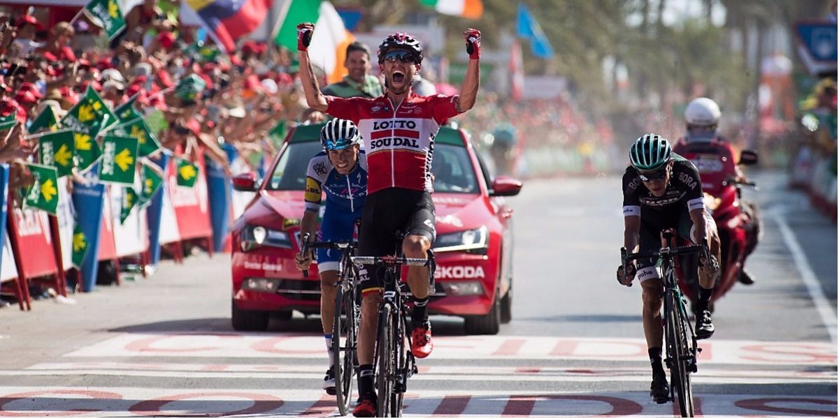 Tomasz Marczynski se adjudicó la sexta etapa de la Vuelta a España - Foto: Jaime Reina / AFP