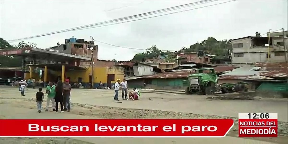 Autoridades buscan poner fin a los 38 días de paro en Segovia, Antioquia