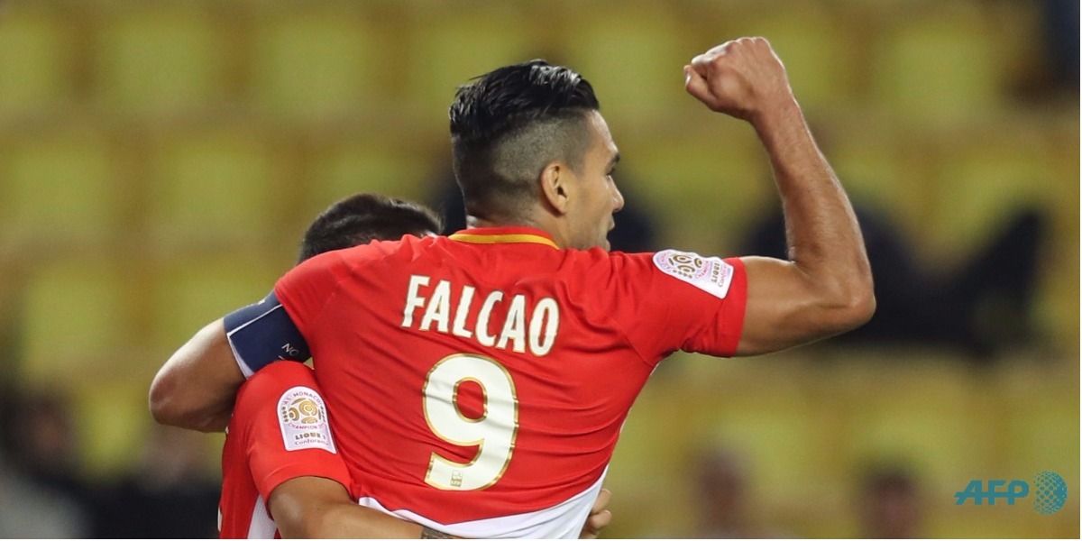 Falcao le dio el empate al Mónaco- Foto: VALERY HACHE / AFP