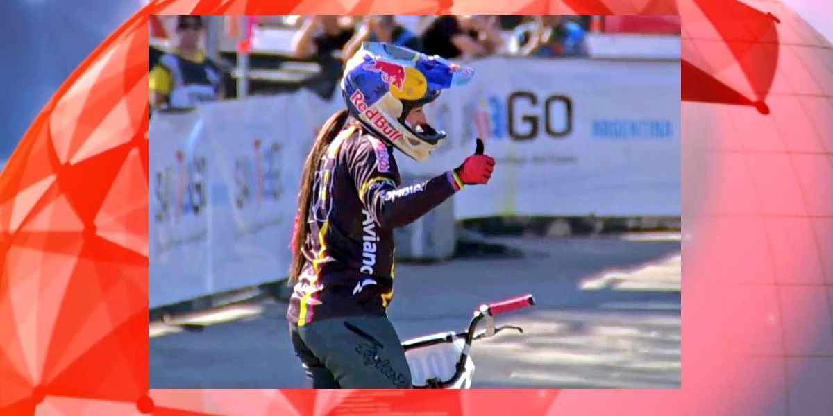 Colombia brilla en BMX: Mariana Pajón compitió con la mano lesionada y ganó medalla de oro