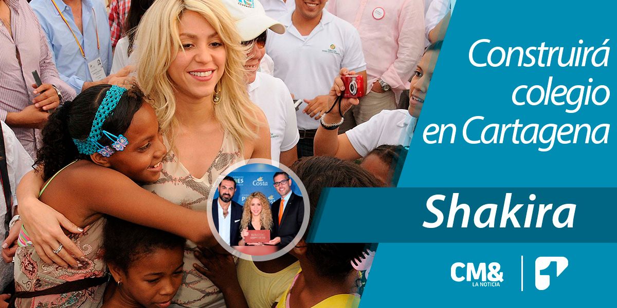 Fundación Pies Descalzos de Shakira construirá nuevo colegio en Cartagena