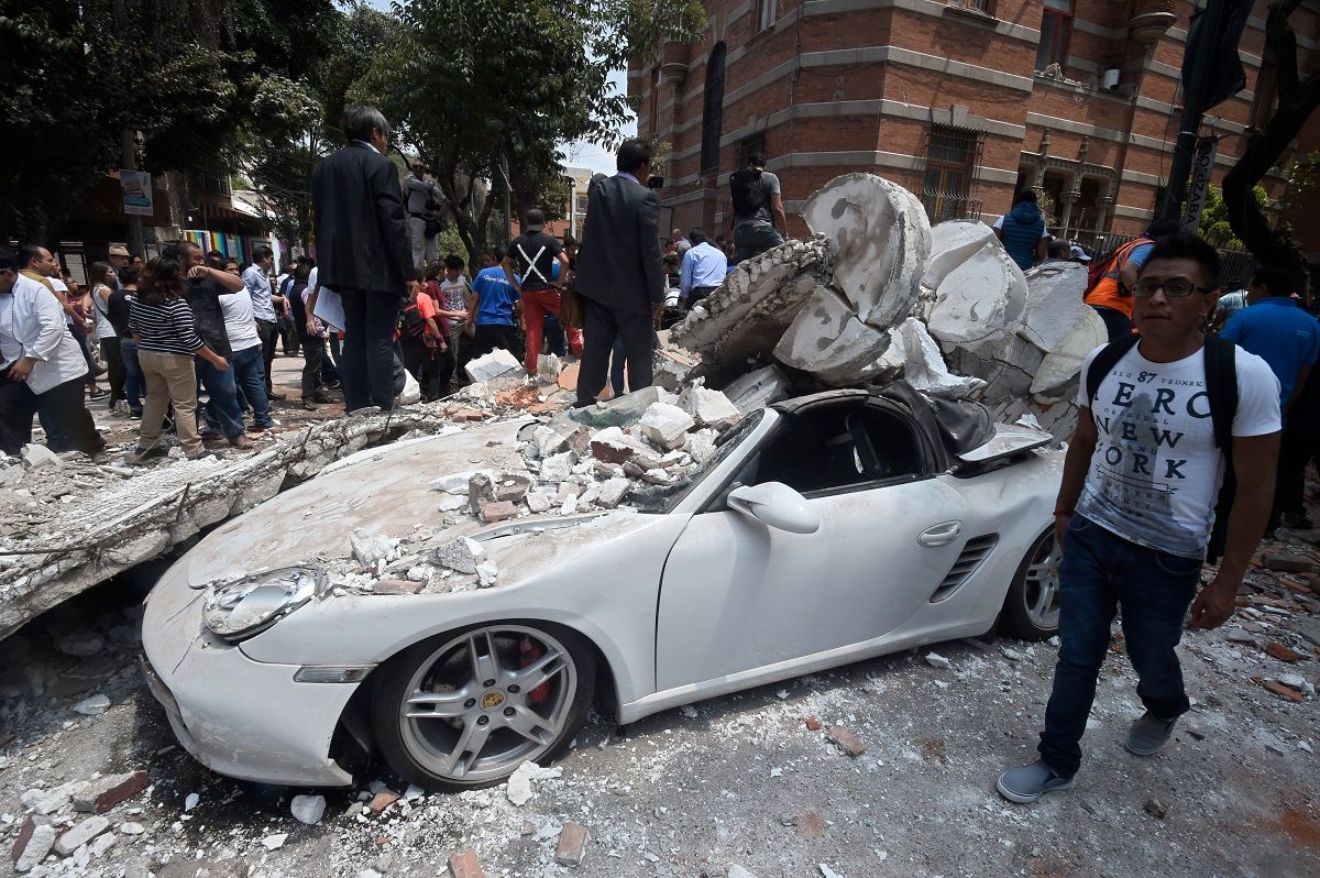 Los videos que muestran el desastre que provocó el terremoto en México