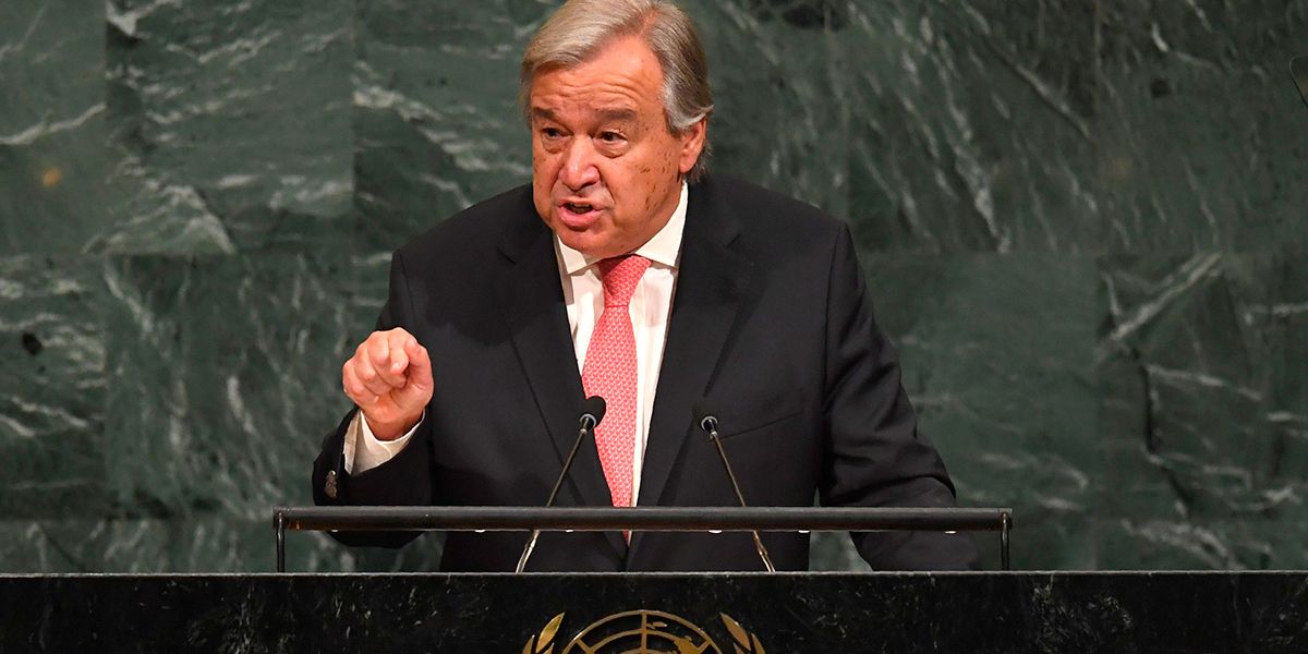 Antonio Guterres abre Asamblea General de las Naciones Unidas