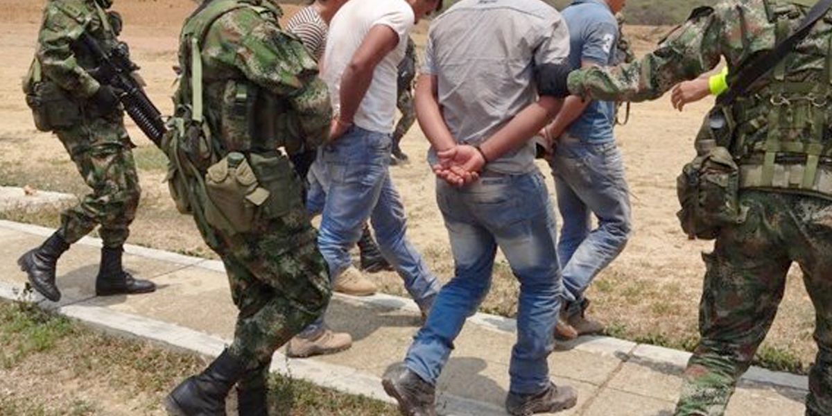 Capturados ocho integrantes del ELN que delinquían en el Sur de Bolívar