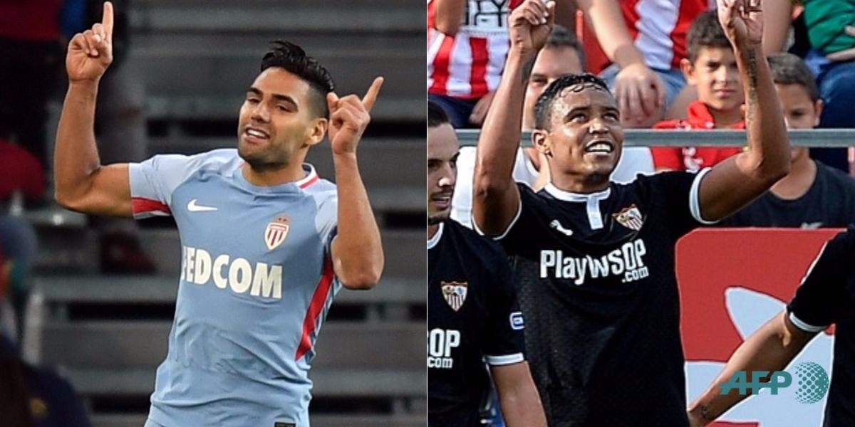Falcao y Muriel jugarán este martes por Champions - Fotos: AFP