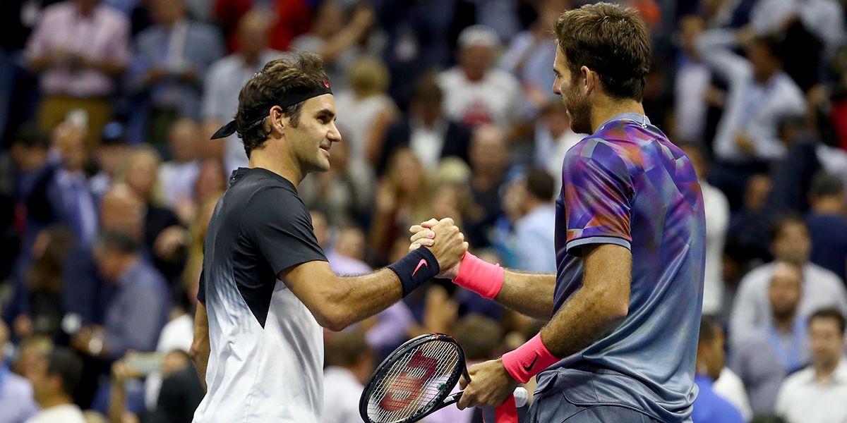 Federer es eliminado por Del Potro que enfrentará a Nadal en semifinales