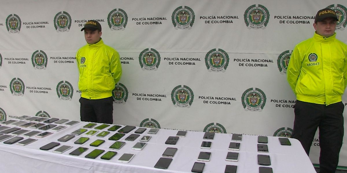 Tras 10 allanamientos la Policía recuperó 417 celulares en Bogotá