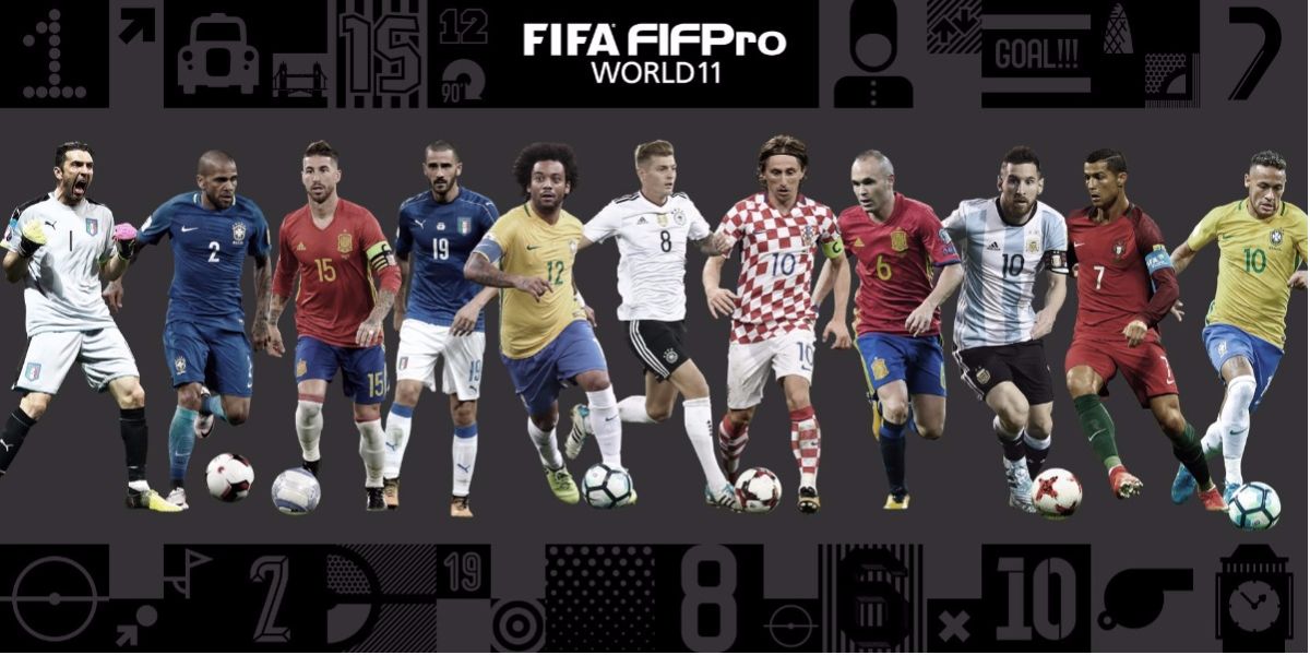 Estos son los mejores 11 jugadores de la FIFA para 2017 - Foto: tomada y por cortesía de @fifacom_es