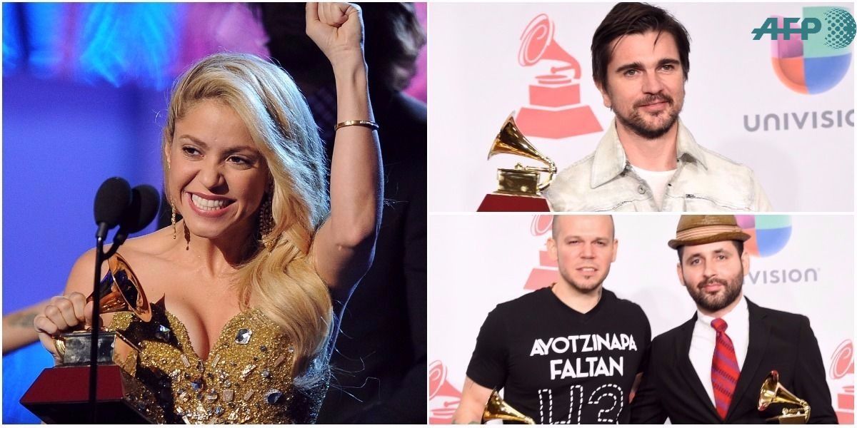 Portada 'Latin Grammy' Top 6 de los más ganadores en la historia / FOTO: AFP