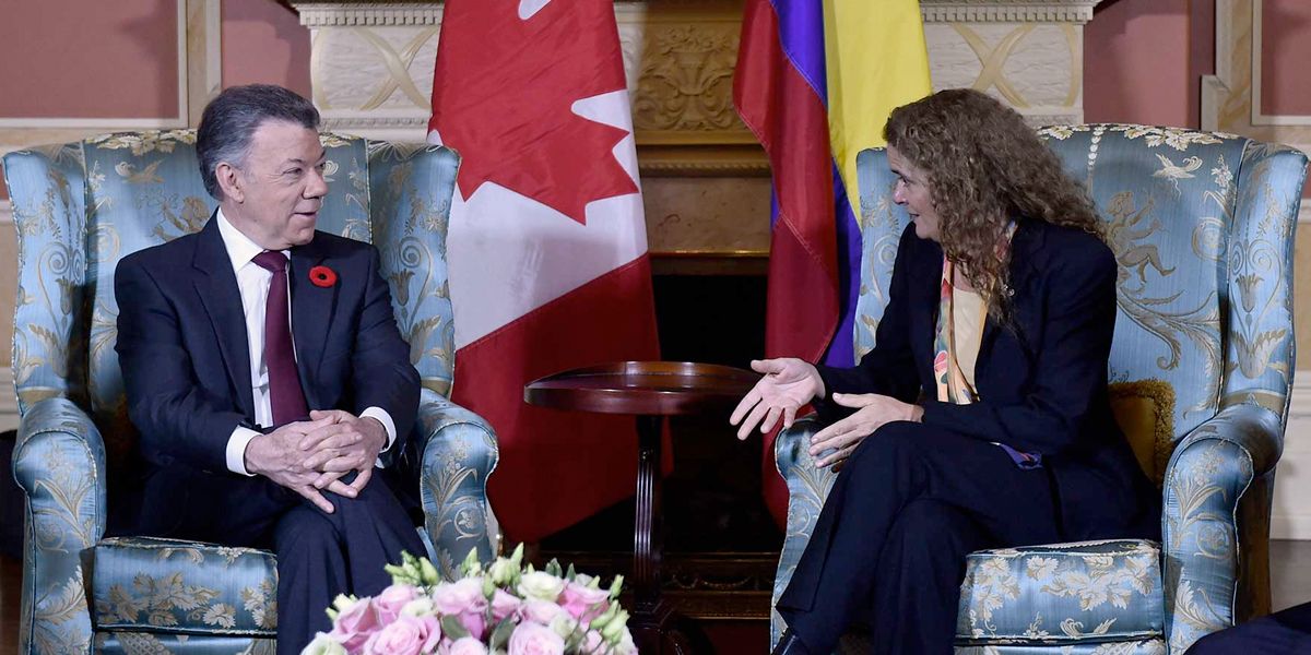 En visita a Canadá, Santos revisará aporte de ese país a la paz