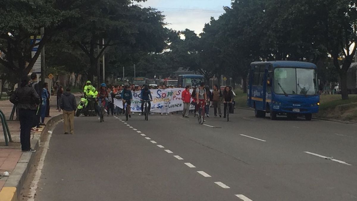 ¡Pilas! Dos universidades marcharán en varias vías de Bogotá