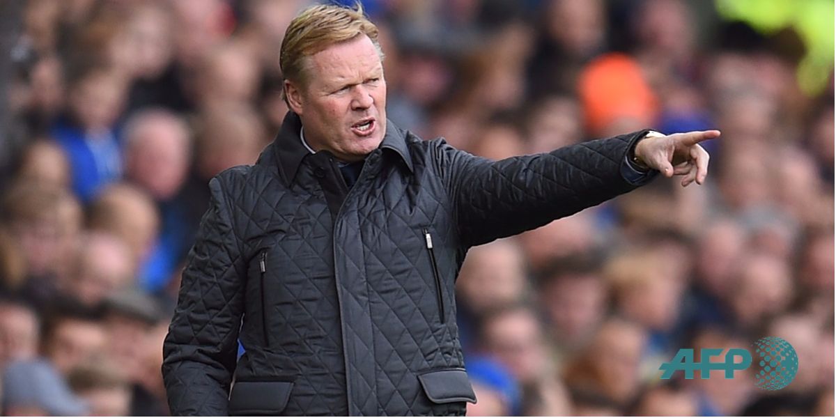Ronald Koeman no será más el técnico del Everton - Foto: Oli SCARFF / AFP