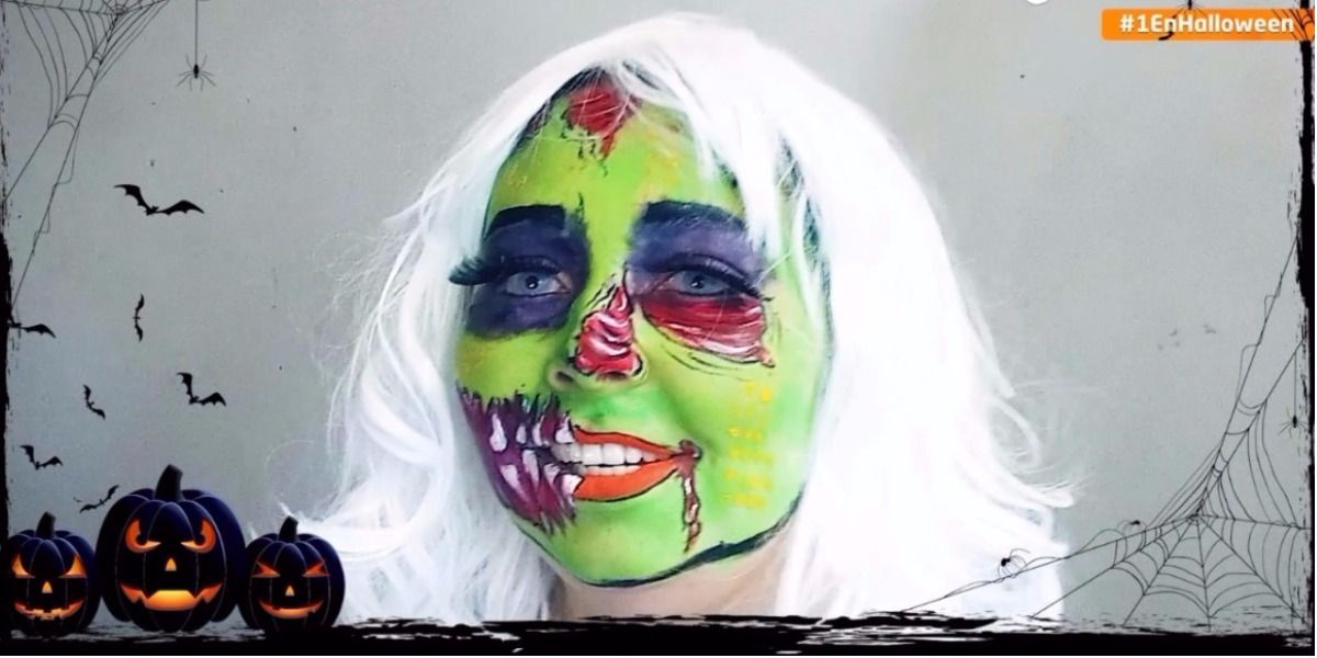 Tips para maquillarse como un zombie pop arte en Halloween - Foto: Digital Canal 1.