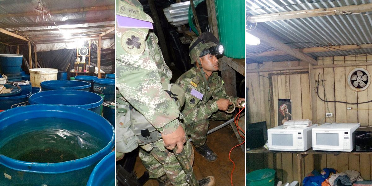 Ejército destruye laboratorio de cocaína en zona rural de Jamundí