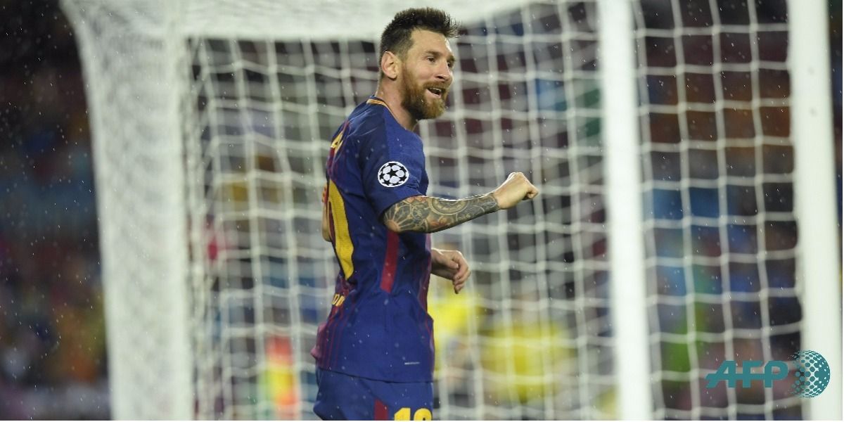 Messi anotó uno de los goles del Barcelona - Foto: LLUIS GENE / AFP