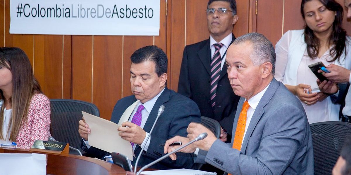 Ley que prohíbe el asbesto en Colombia pasó primer debate
