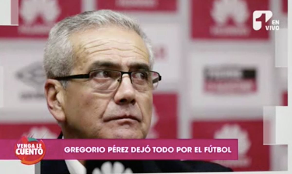 El director técnico del Santa Fe, Gregorio Pérez, lo dejó todo por el fútbol